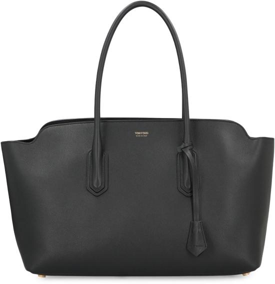 25FW 톰포드 토트백 L1890LCL490G 1N001 Black - TOMFORD