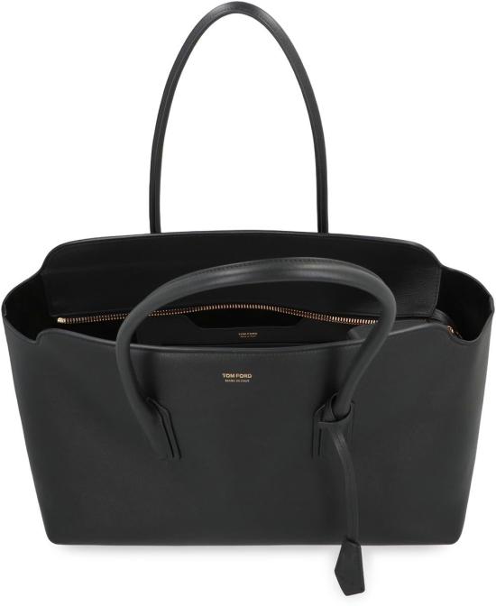 25FW 톰포드 토트백 L1890LCL490G 1N001 Black - TOMFORD