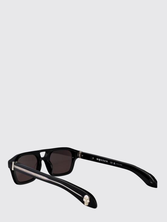 26SS 알렉산더 맥퀸 선글라스 AM0505S 001 Black - ALEXANDER MCQUEEN