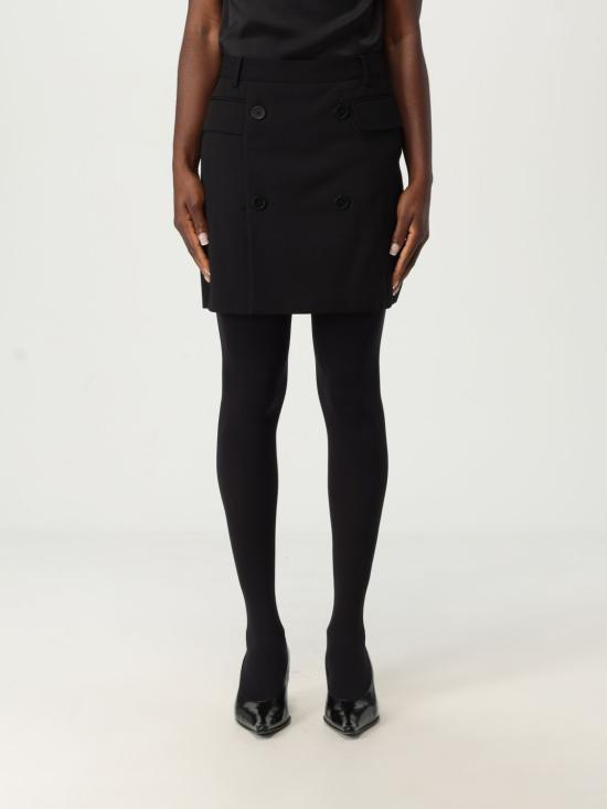 25FW 발렌시아가 숏 스커트 838765TRT01 1000 Black