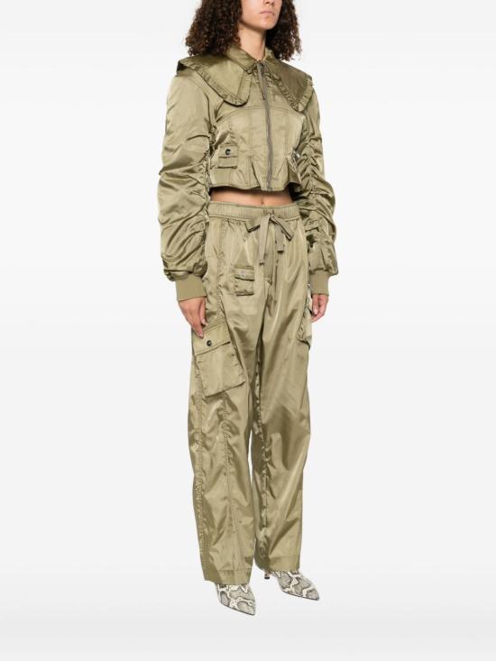 25FW 가니 수트 자켓 W0410 028 Green - GANNI