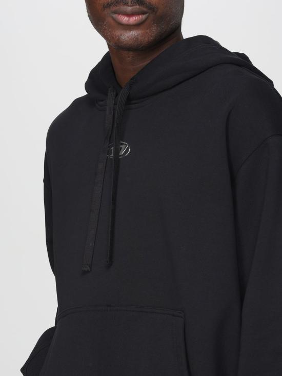 25FW 디젤 후드 티셔츠 A098560BMBJ 9XX Black - DIESEL