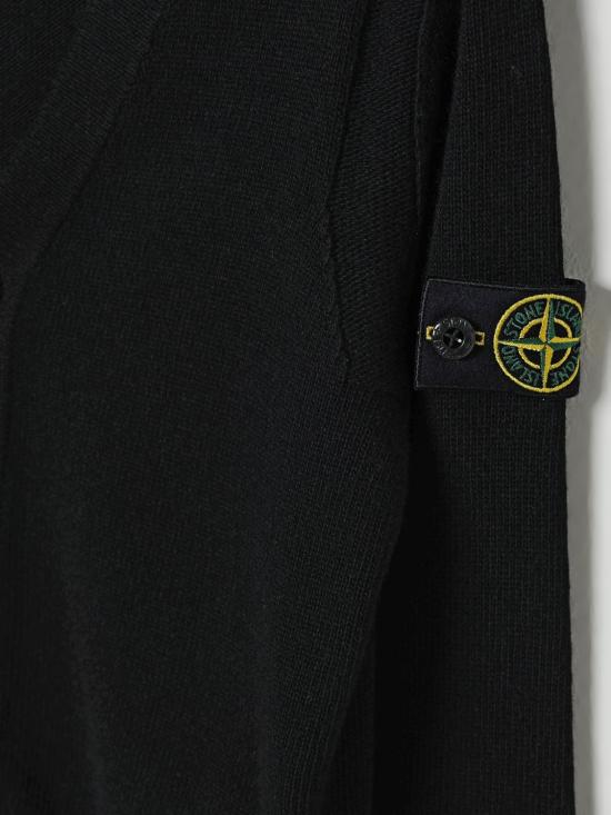 25FW [키즈] 스톤 아일랜드 풀오버 5100001S00M1 V0029 Black - STONE ISLAND