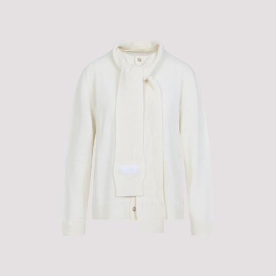 25FW MM6 메종마르지엘라 스웨터 S52HP0034 M13140 101 WHITE - MM6 MAISON MARGIELA