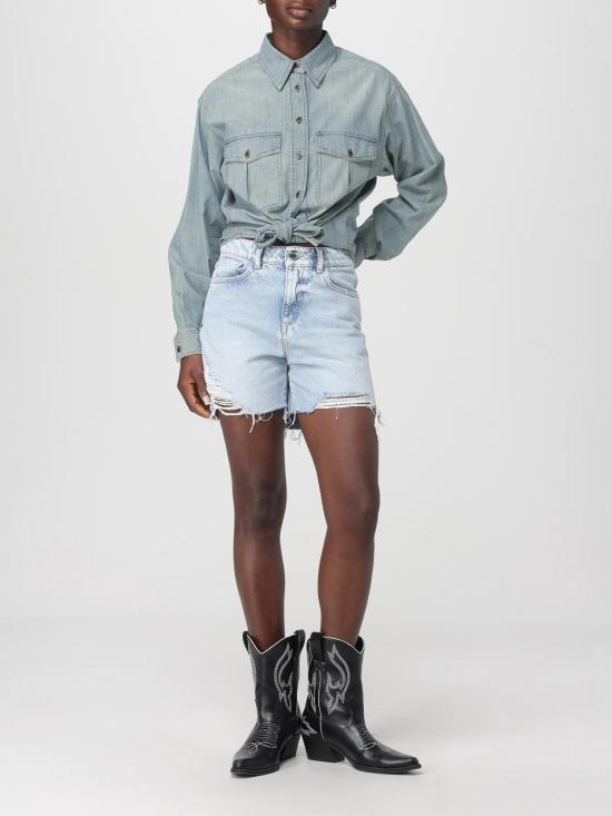 25FW 이자벨마랑에뚜왈 블라우스 CH0233FAC3G05E 30BU Blue - ISABEL MARANT ETOILE