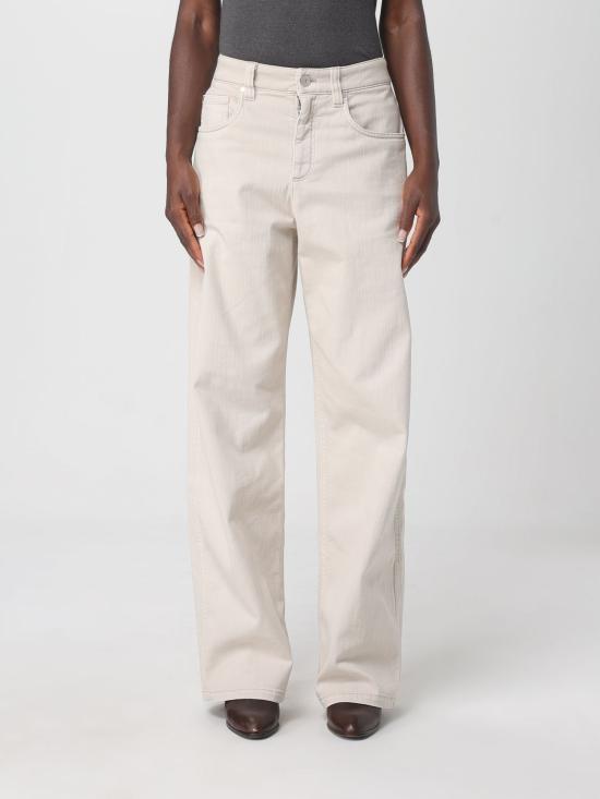 25FW 브루넬로 쿠치넬리 데님 팬츠 MH137P4021 C9443 Beige