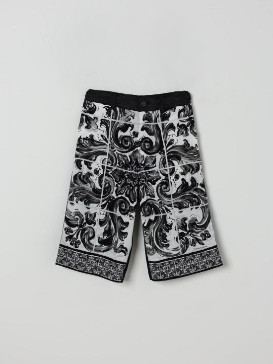 25FW [키즈] 돌체앤가바나 쇼츠/버뮤다 L43Q29LDD19 HH5DQ Black