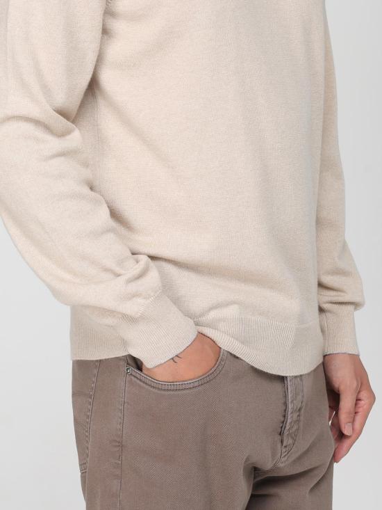 25FW 브루넬로 쿠치넬리 스웨터 M2200100 CS396 Sand - BRUNELLO CUCINELLI