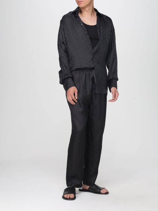 25FW 돌체앤가바나 긴팔 셔츠 G5MM4TFJ1JY N0000 Black - DOLCE & GABBANA