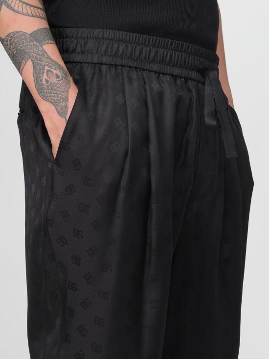 25FW 돌체앤가바나 스트레이트 팬츠 GP12QTFJ1JY N0000 Black - DOLCE & GABBANA