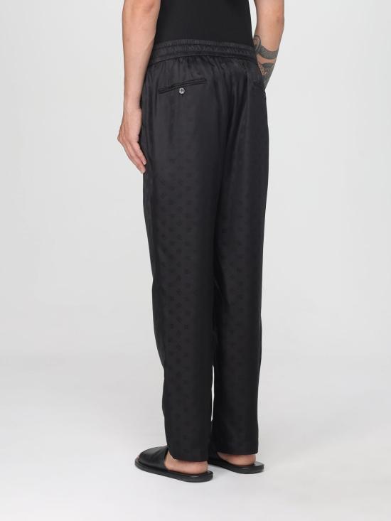 25FW 돌체앤가바나 스트레이트 팬츠 GP12QTFJ1JY N0000 Black - DOLCE & GABBANA