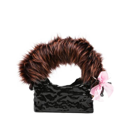 25FW 오토링거 토트백 12690132601 BLKOR Brown