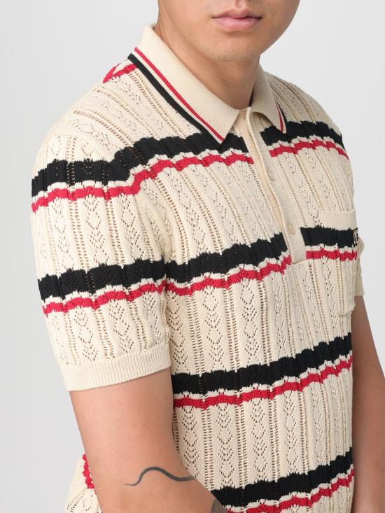 25FW 발렌티노 가라바니 폴로 티셔츠 7V3KP03XB0S BK6 Red - VALENTINO GARAVANI