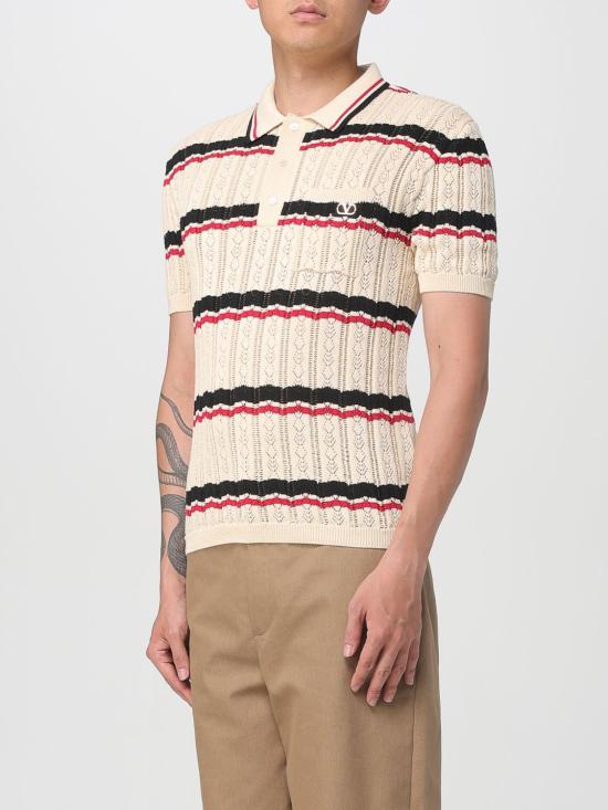 25FW 발렌티노 가라바니 폴로 티셔츠 7V3KP03XB0S BK6 Red - VALENTINO GARAVANI