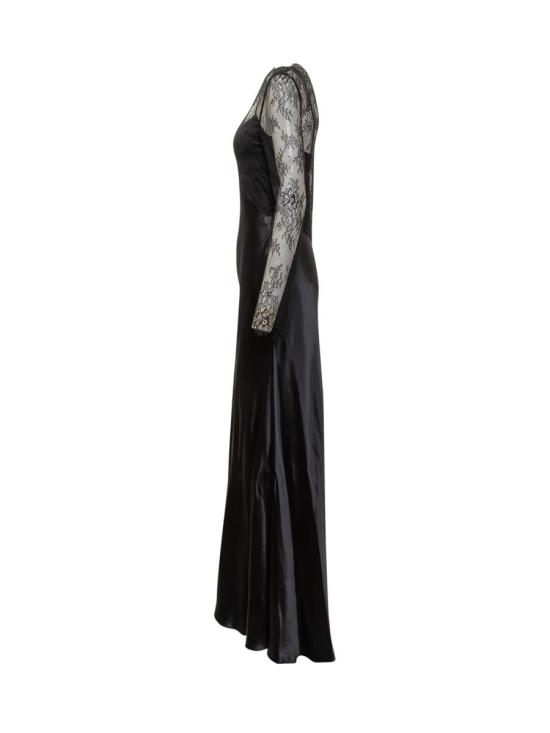 25FW 알베르타 페레티 롱 원피스 04136627 0555 Black - ALBERTA FERRETTI