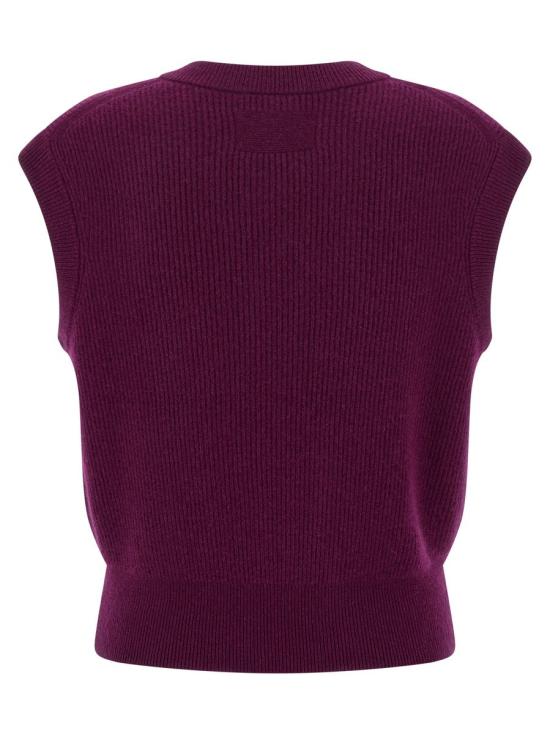 25FW 게스트 인 레지던스 베스트 W30710RMAUBERGINE PURPLE - GUEST IN RESIDENCE