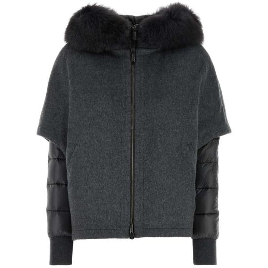 25FW 무레르 케이프 I300009 PEGASO CWR DKGRE MULTICOLOR