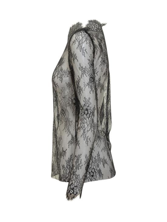 25FW 알베르타 페레티 블라우스 02186620 0555 Black - ALBERTA FERRETTI