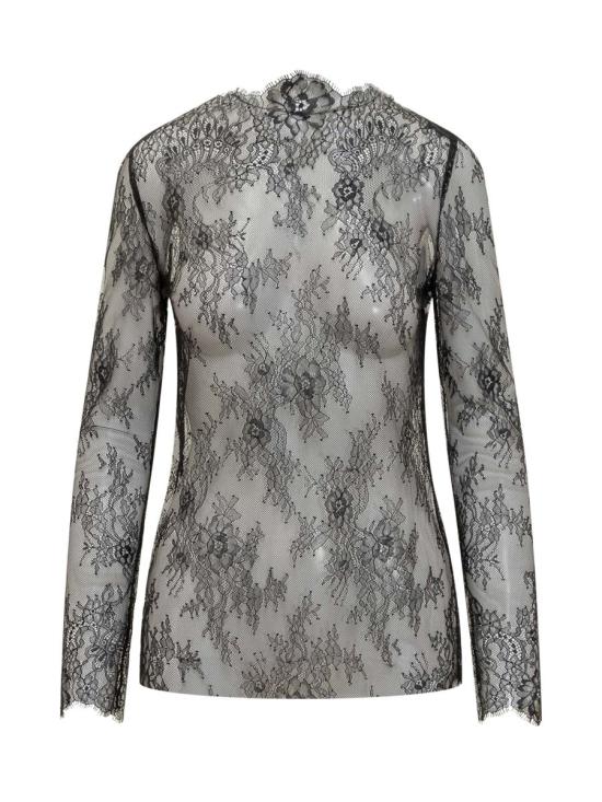 25FW 알베르타 페레티 블라우스 02186620 0555 Black