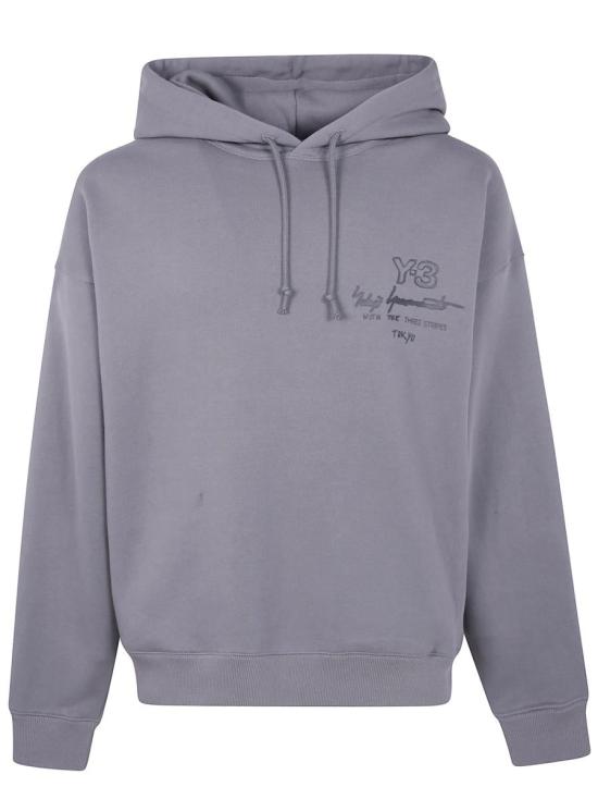 25FW 아디다스 Y3 후드 티셔츠 KB2605 GREY