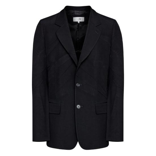 25FW MM6 메종마르지엘라 자켓 M35436 SH2BN0016 899 Black