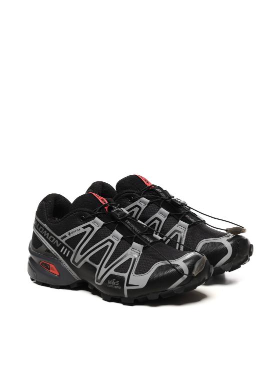  살로몬 스니커즈 L47731700 BLACK ASHPALT FLAME SCARLET DOM - SALOMON
