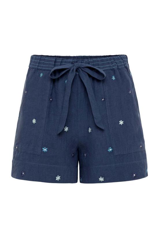  캐롤리나 케이 숏팬츠 캐롤라이나 K 모니 반바지 블루