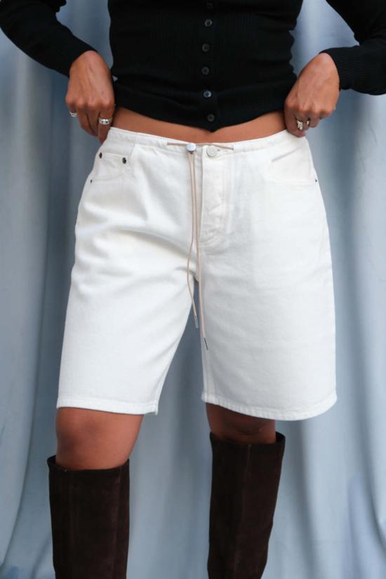  스틸히어 숏팬츠 스틸 히어 뉴욕 쿨 쇼츠 밀크 - STILL HERE