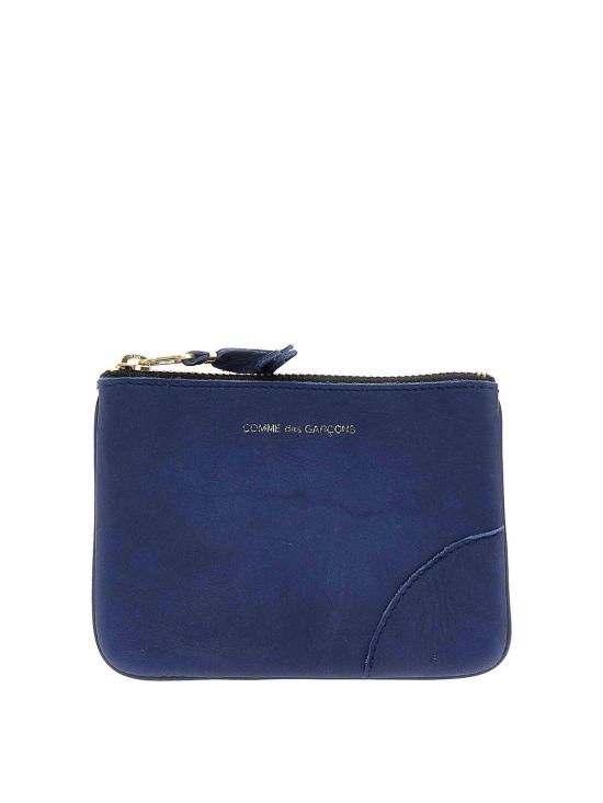  꼼데가르송 클래식 레더 라인 파우치 SA8100WWNAVY Blue