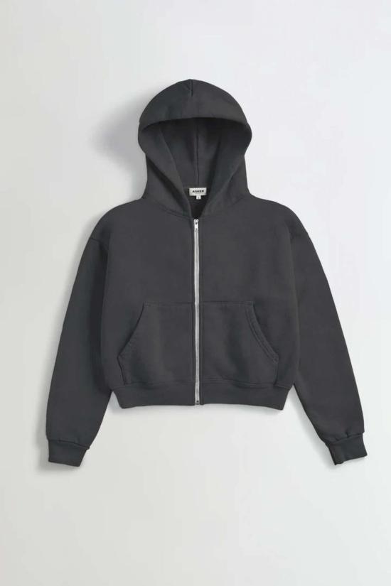  아셀 스웨터 애셔 로지 지퍼 후드 빈티지 블랙 - ASHER