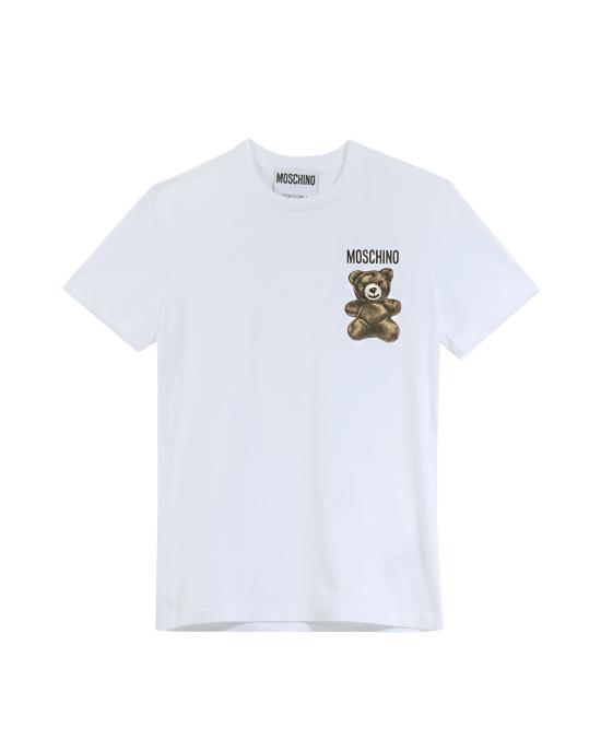 25SS 모스키노 반팔 티셔츠 0711 0241 1001 BIANCO