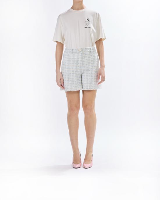 25SS 칼라거펠트 수트 팬츠 A2W10105 1TW boucl Kentucky Blue and White MULTICOLOR - KARL LAGERFELD