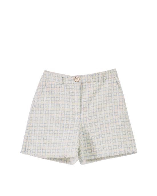 25SS 칼라거펠트 수트 팬츠 A2W10105 1TW boucl Kentucky Blue and White MULTICOLOR