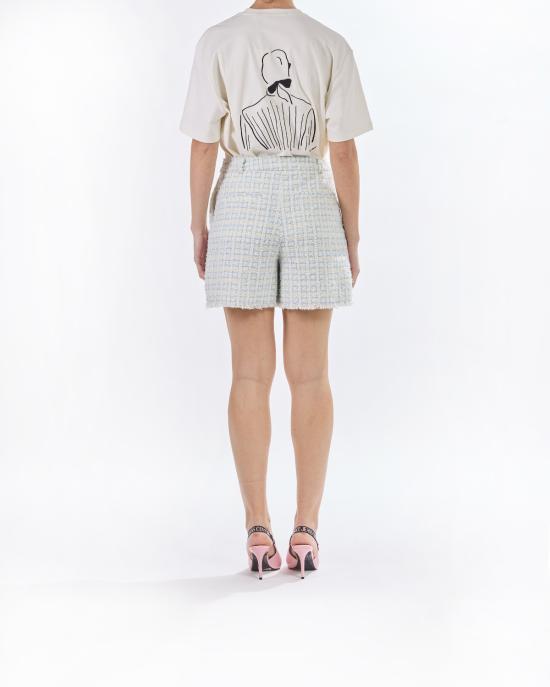 25SS 칼라거펠트 수트 팬츠 A2W10105 1TW boucl Kentucky Blue and White MULTICOLOR - KARL LAGERFELD