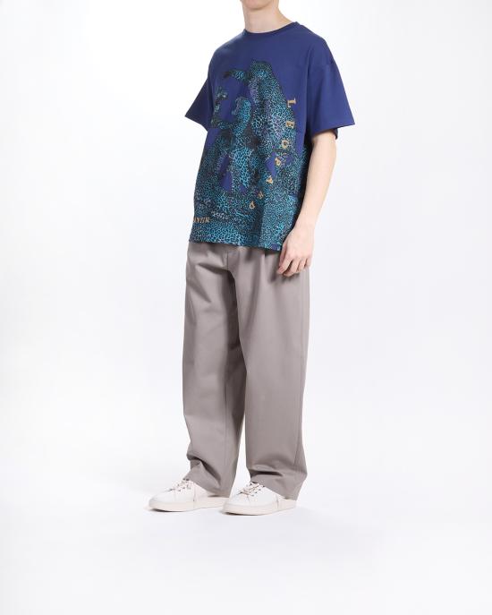 25SS 저스트까발리 반팔 티셔츠 78OAHA06 CJ718 204 mediaval blue BLU - JUST CAVALLI