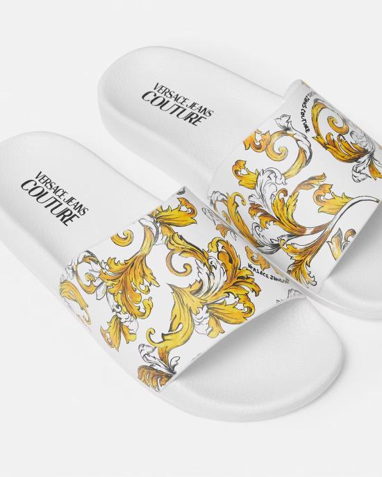 25SS 베르사체 뮬/슬리퍼 78YA3SQ4 ZS365 G03 BIANCO MULTI - VERSACE