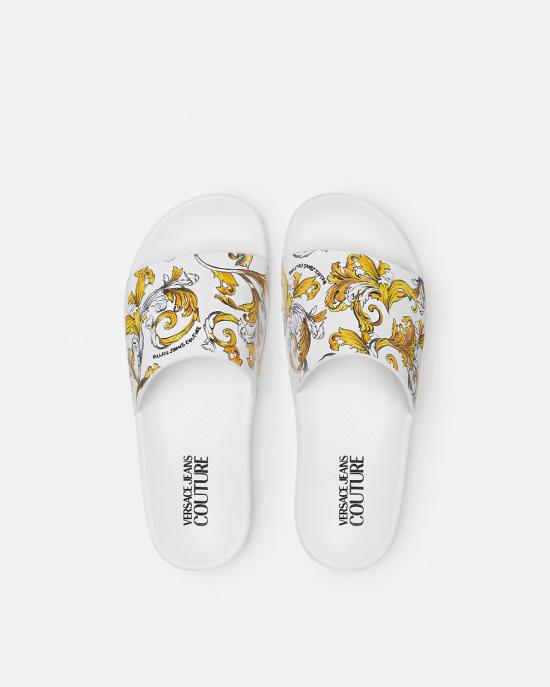 25SS 베르사체 뮬/슬리퍼 78YA3SQ4 ZS365 G03 BIANCO MULTI - VERSACE