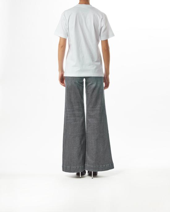 25SS 모스키노 반팔 티셔츠 251D 0701 0441 1001 BIANCO - MOSCHINO