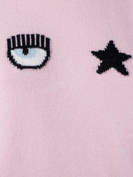  키아라 페라그니 터틀넥 73CBFM28 CMA10 407 shrinking violet VIOLA - CHIARA FERRAGNI