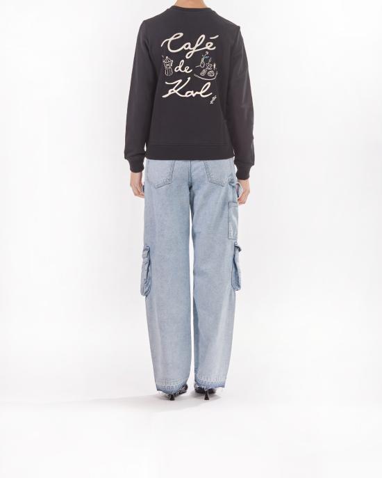 25SS 칼라거펠트 긴팔 티셔츠 A2W20056 999 black NERO - KARL LAGERFELD