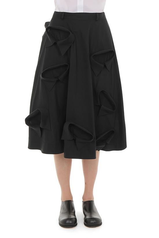 25SS 모스키노 롱 스커트 0101 0531 0555 NERO - MOSCHINO