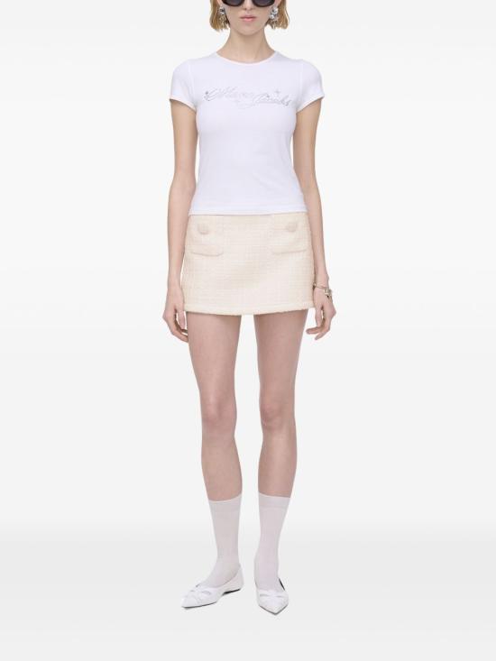 25FW 마크제이콥스 반팔 티셔츠 2S5RTP025C07 100 white BIANCO - MARC JACOBS