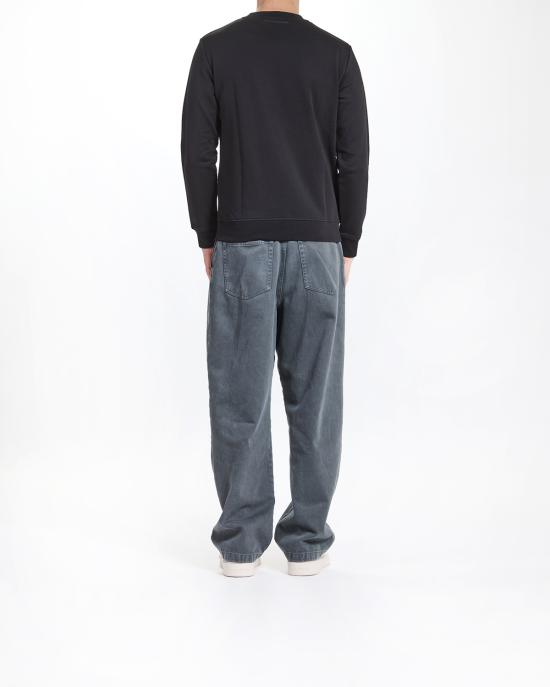 25FW 칼라거펠트 긴팔 티셔츠 KM705063 552941 990 black NERO - KARL LAGERFELD