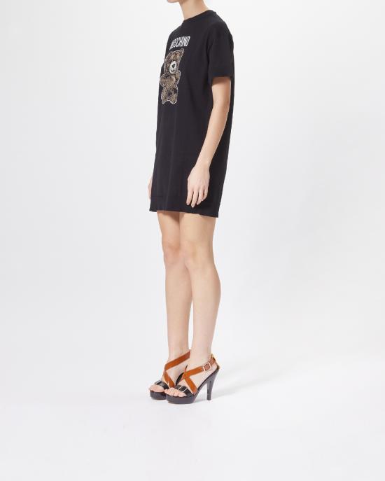 25SS 모스키노 숏 원피스 0494 0502 3555 NERO - MOSCHINO