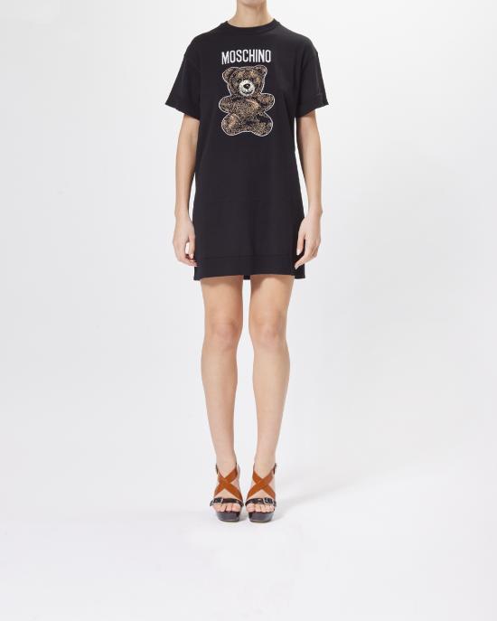 25SS 모스키노 숏 원피스 0494 0502 3555 NERO - MOSCHINO