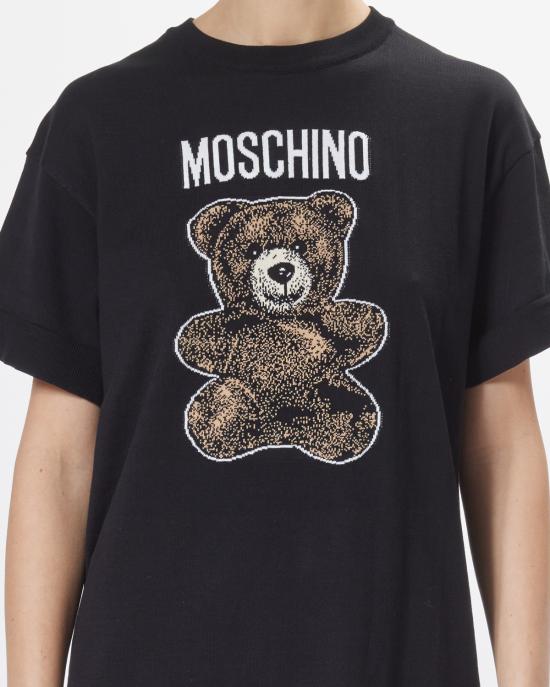 25SS 모스키노 숏 원피스 0494 0502 3555 NERO - MOSCHINO