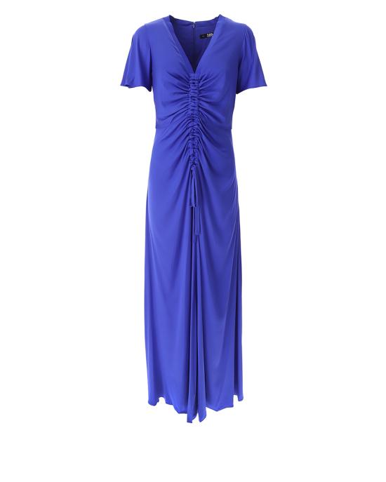  칼라거펠트 롱 원피스 241W1312 172 dazzling blue BLU