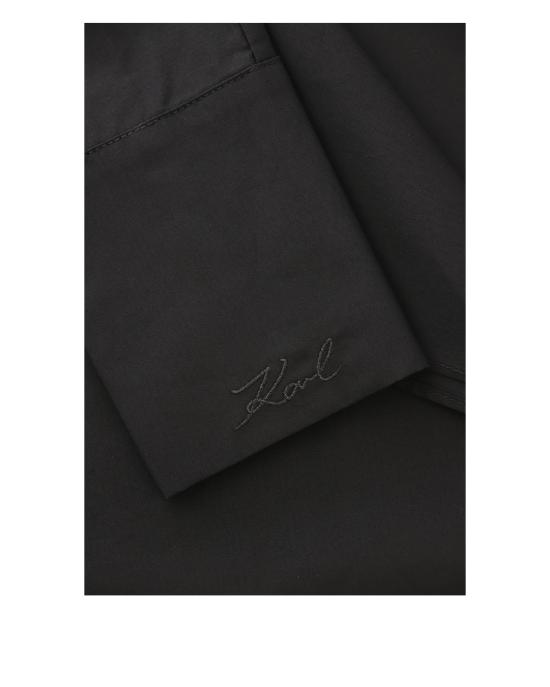  칼라거펠트 미디 원피스 241W1302 999 black NERO - KARL LAGERFELD