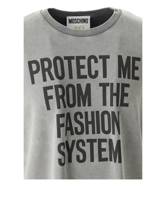  모스키노 반팔 티셔츠 0779 2242 1888 GRIGIO - MOSCHINO