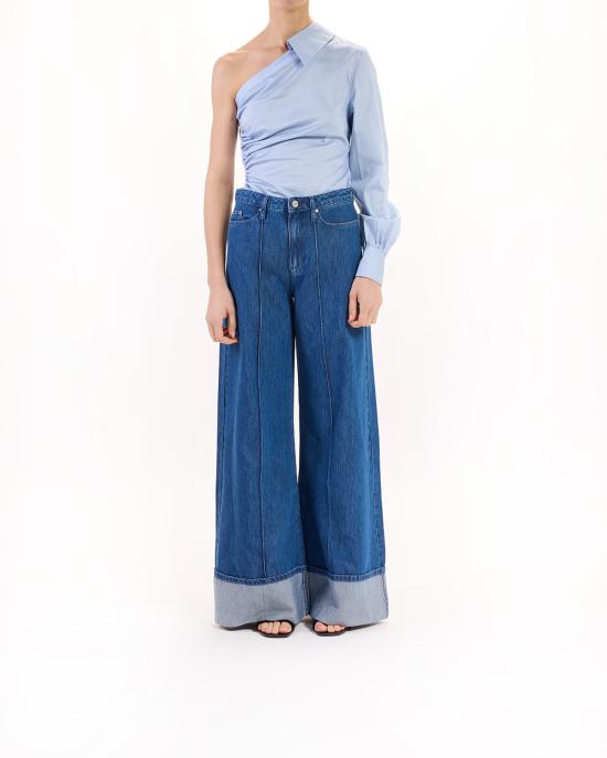 25SS 칼라거펠트 데님 팬츠 A2W10114 1JR Mid blue wash JEANS - KARL LAGERFELD